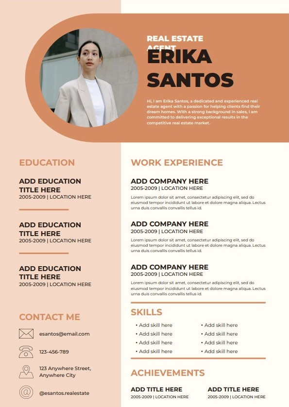 Unlock Your Potential with Our Real Estate Agent Template