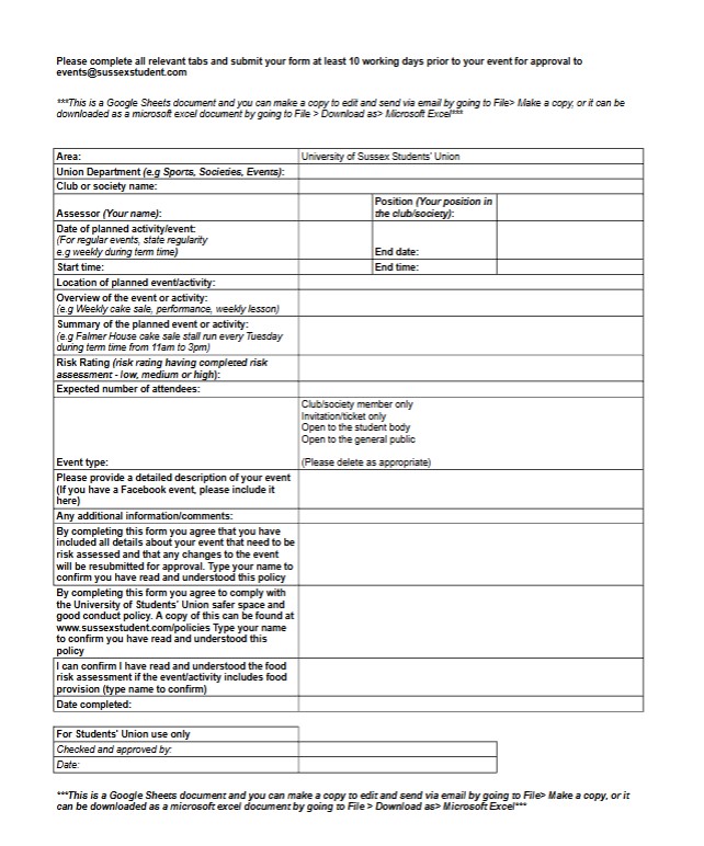 Free Risk Assessment Template for Effective Risk Management